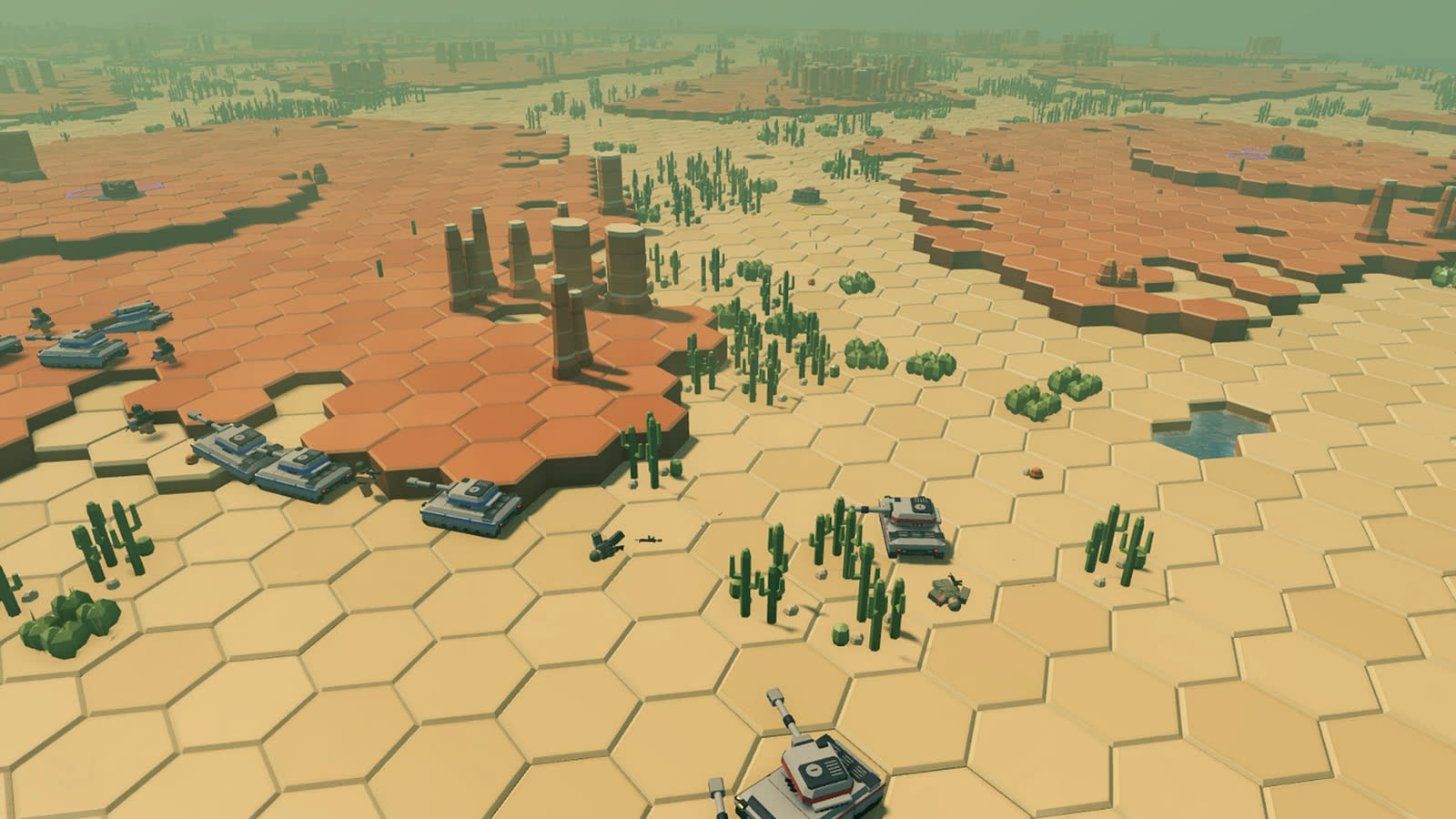 Armour pushes across the plateau